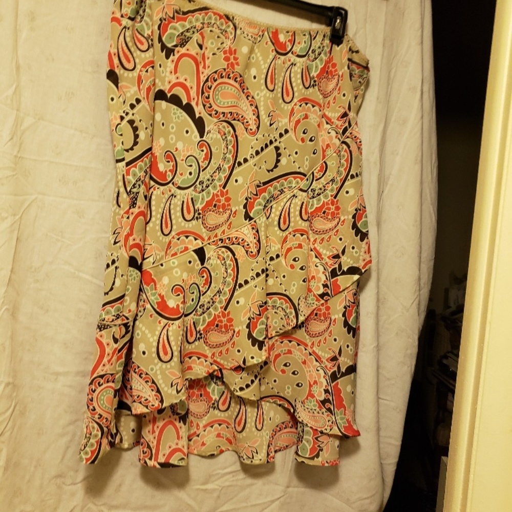 Beige Summer Skirt - Plus SIze